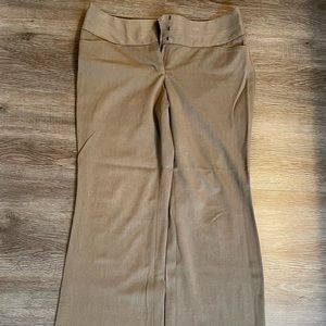 Express editor brown wide leg pants